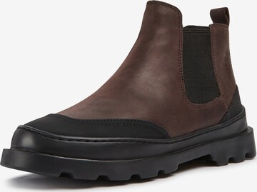 CAMPER Chelsea boots ' Brutus ' in Bruin: voorkant