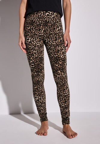 STREET ONE Skinny Leggings in Brown