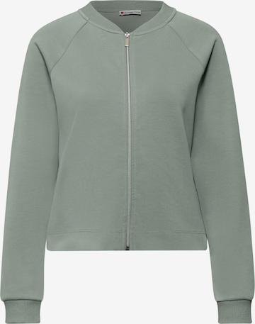 STREET ONE Strickjacke in Grün: Vorderseite