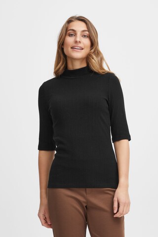 Fransa Sweater in Black: front