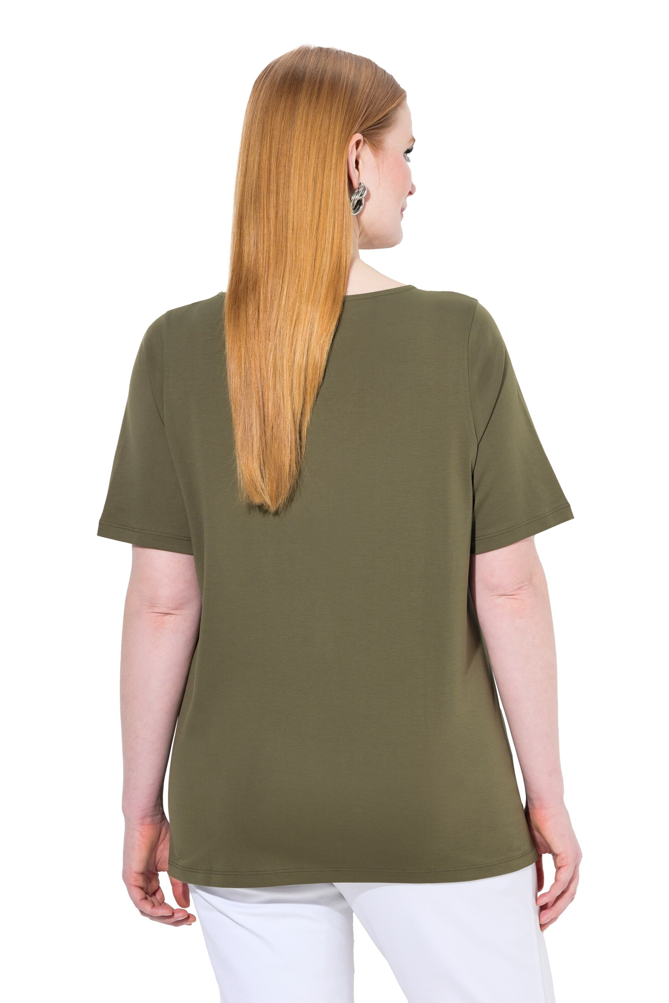 Ulla Popken T-Shirt in Grün