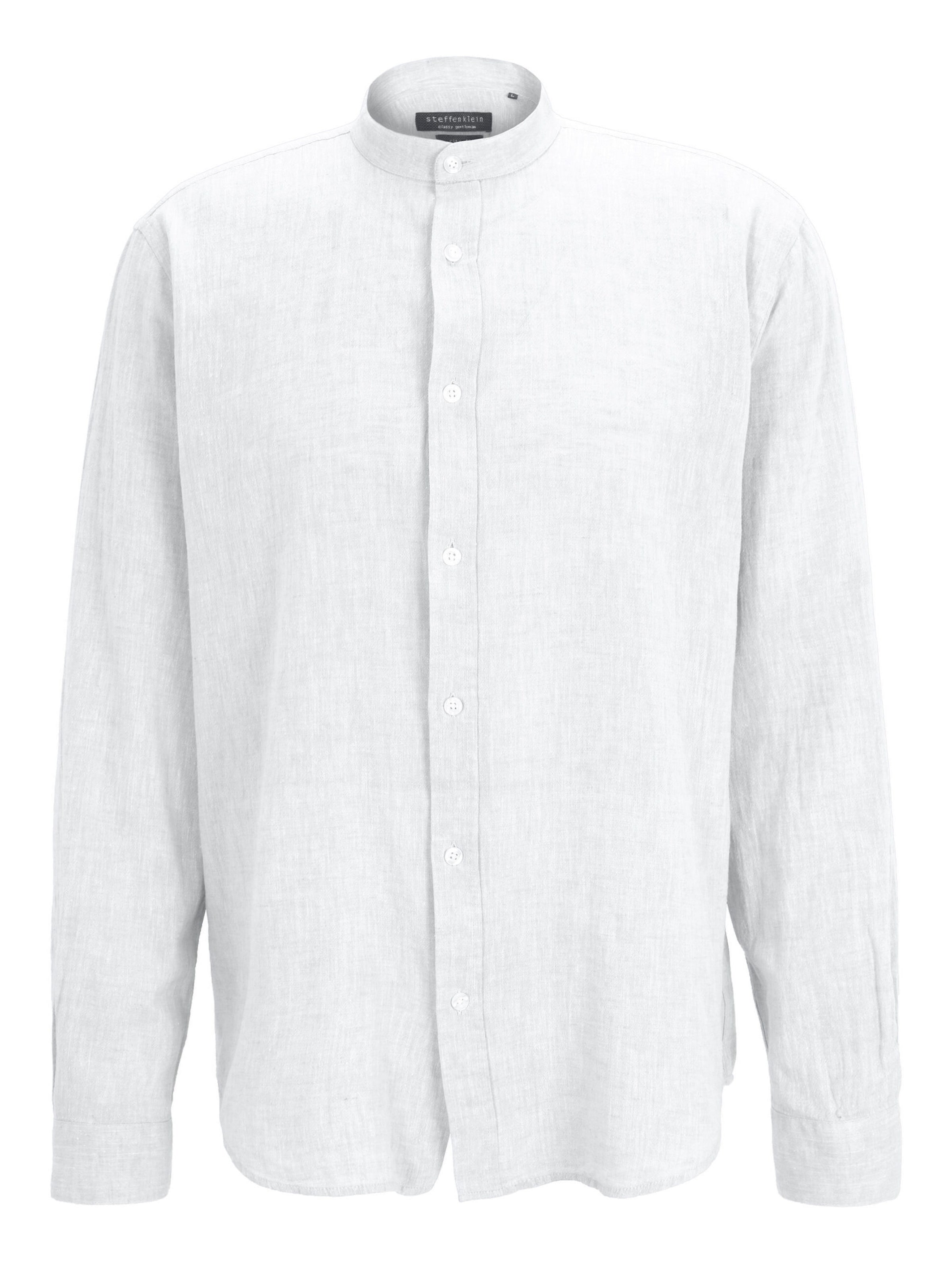 Steffen Klein Regular fit Overhemd in Wit: voorkant