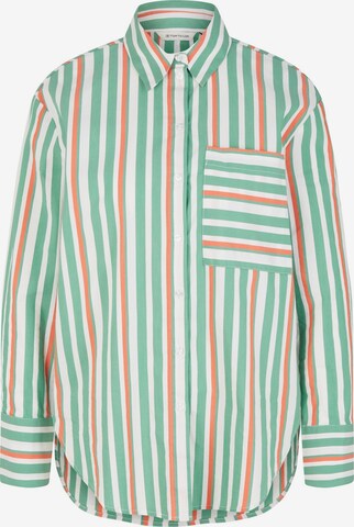 Camicia da donna di TOM TAILOR in verde: frontale