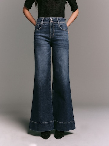 Wide leg Jeans di Next in blu: frontale