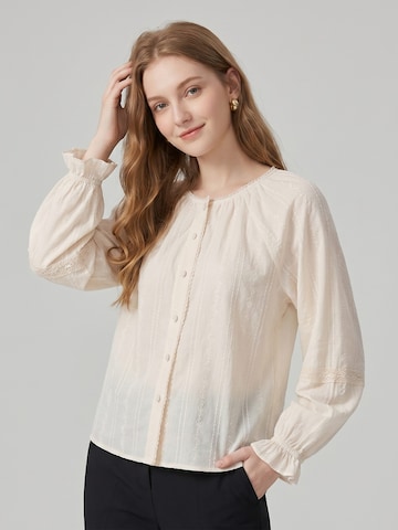 LapaPlus Blouse 'Women Cotton Tops' in Orange: front