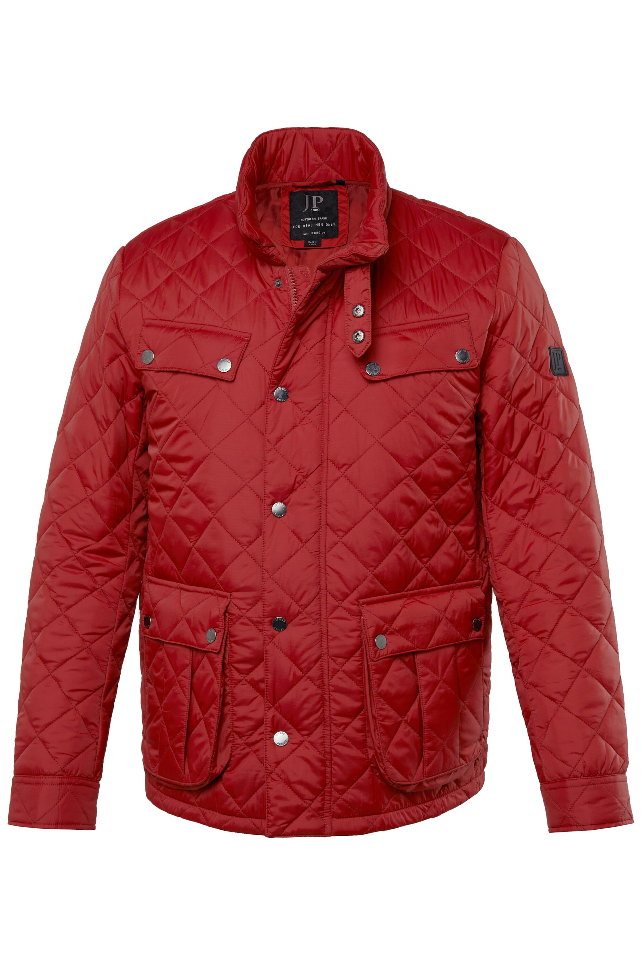 Veste d’hiver JP1880 en rouge : devant