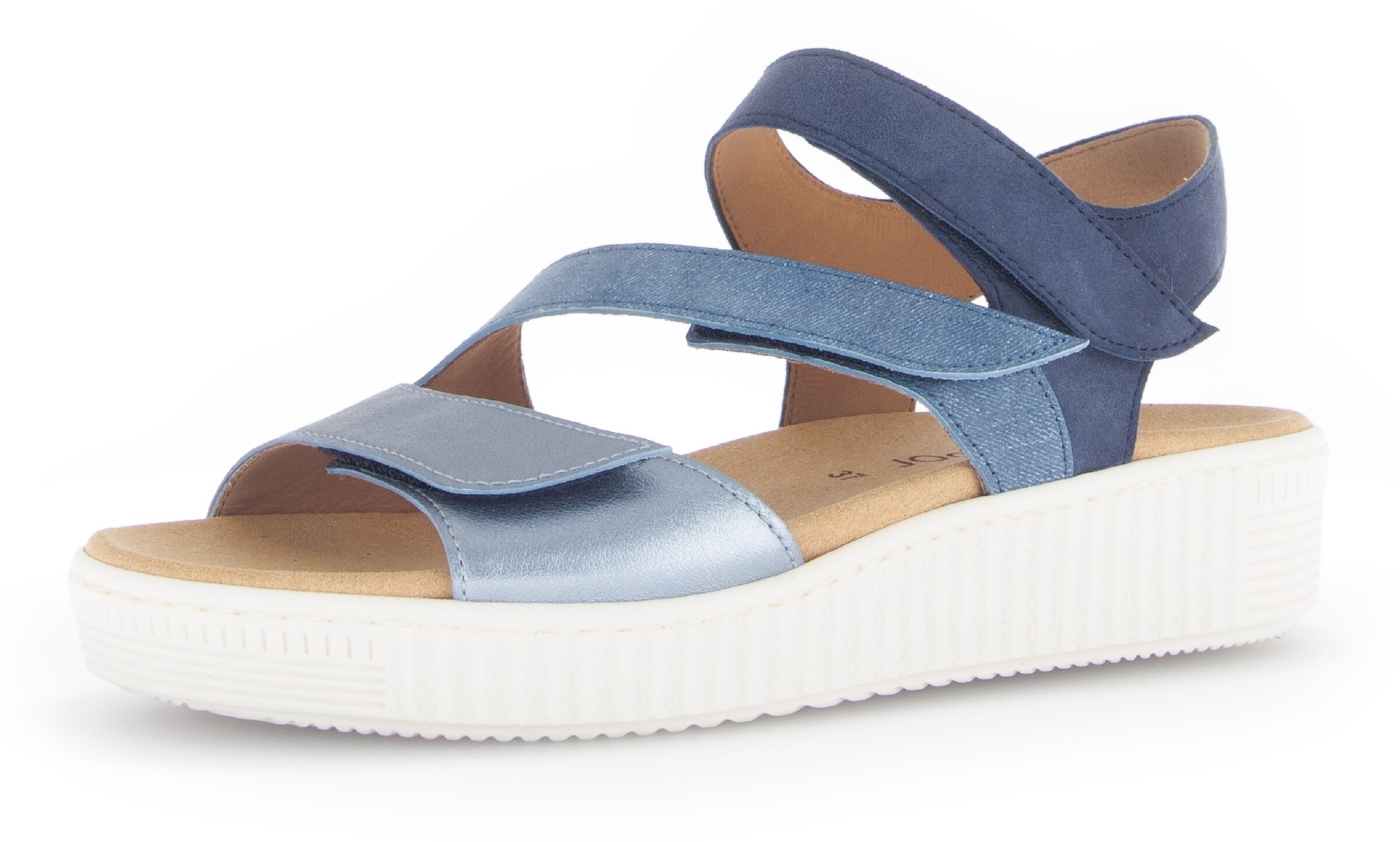 GABOR Sandals in Blue: front