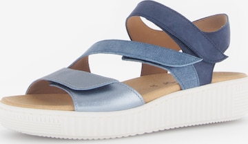 GABOR Sandale in Blau: Vorderseite