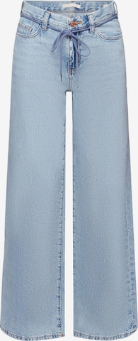 ESPRIT Wide leg Jeans in Blauw: voorkant