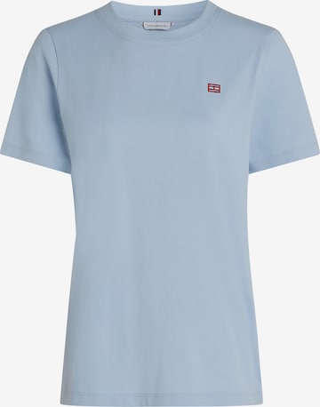 T-shirt TOMMY HILFIGER en bleu : devant
