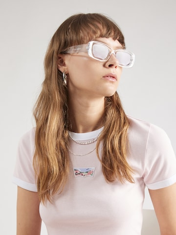 LEVI'S ® Shirt 'Graphic Mini Ringer' in Roze