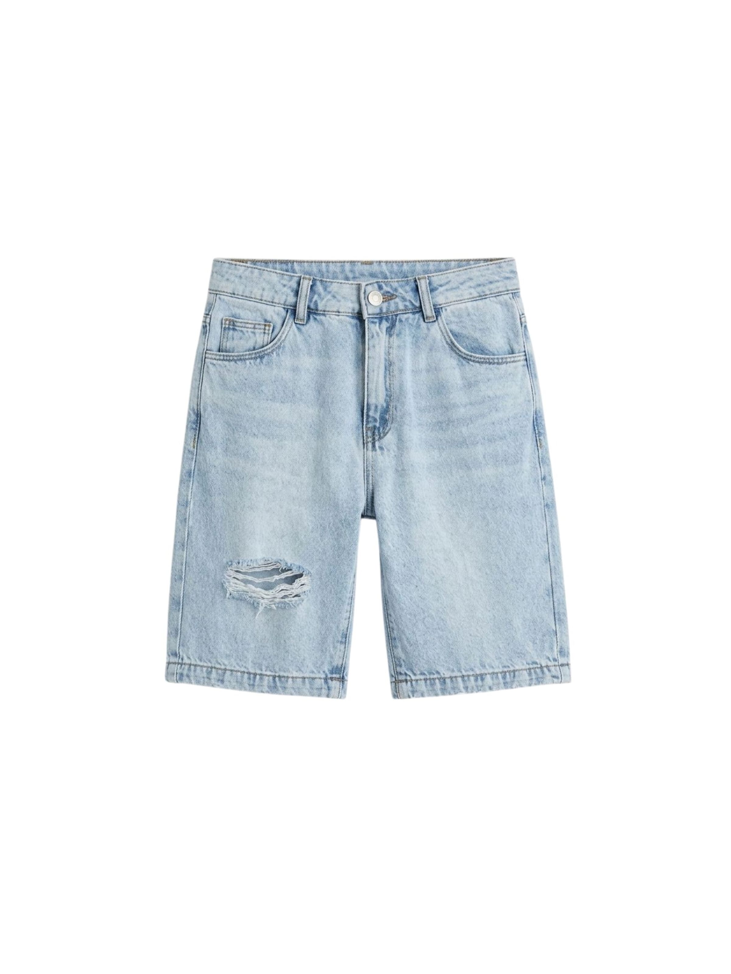 Solang Shorts in Blau: Vorderseite