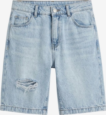 Solang Shorts in Blau: Vorderseite