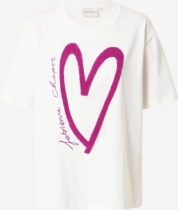 Fabienne Chapot T-shirt 'Bernard Heart' i vit: framsida