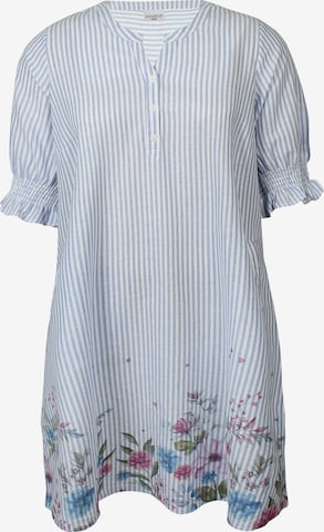 Zhenzi Jurk 'Mabel 1570' in Blauw: voorkant