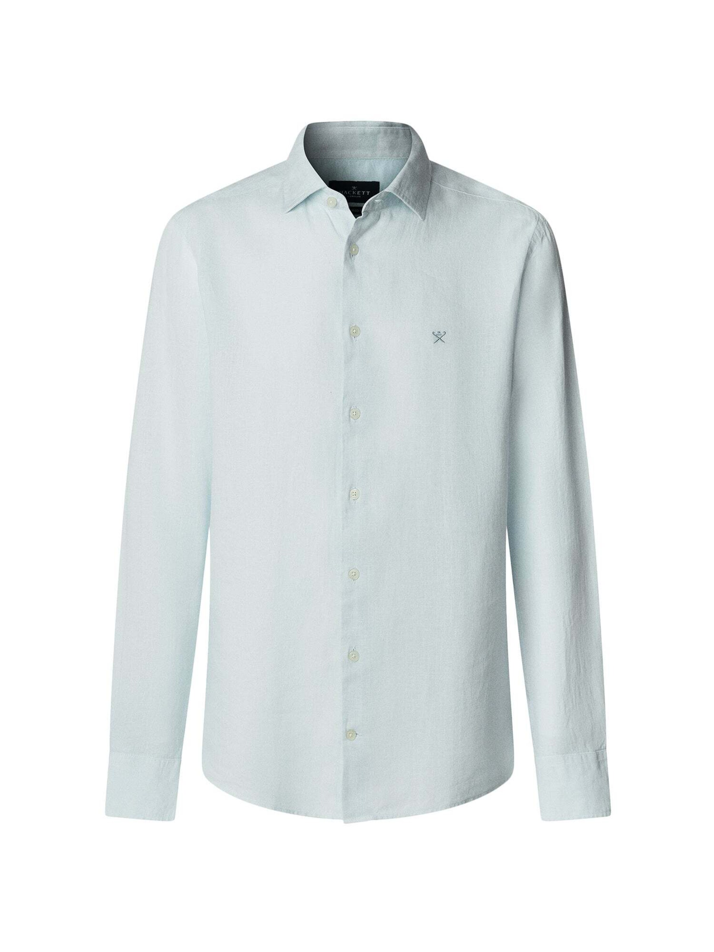 Hackett London Button Up Shirt 'Ess' in Blue: front