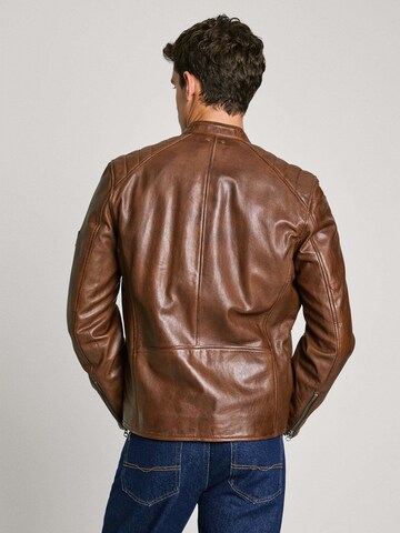 Pepe Jeans Between-season jacket 'Malvar' in Brown