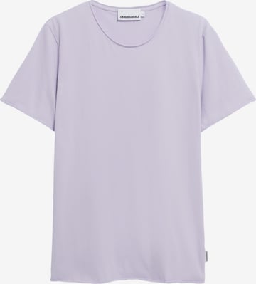 ARMEDANGELS T-Shirt JAAMES BRUSHED in Lila: Vorderseite