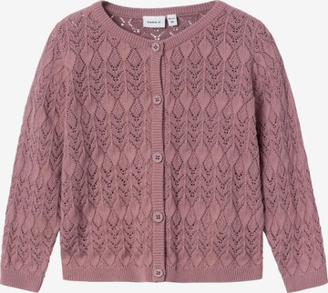 Cardigan 'Hipil' NAME IT en rose : devant