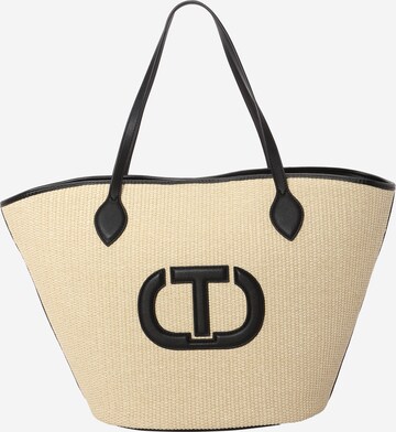 Sac de plage Twinset en noir : devant