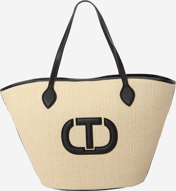 Sac de plage Twinset en noir : devant