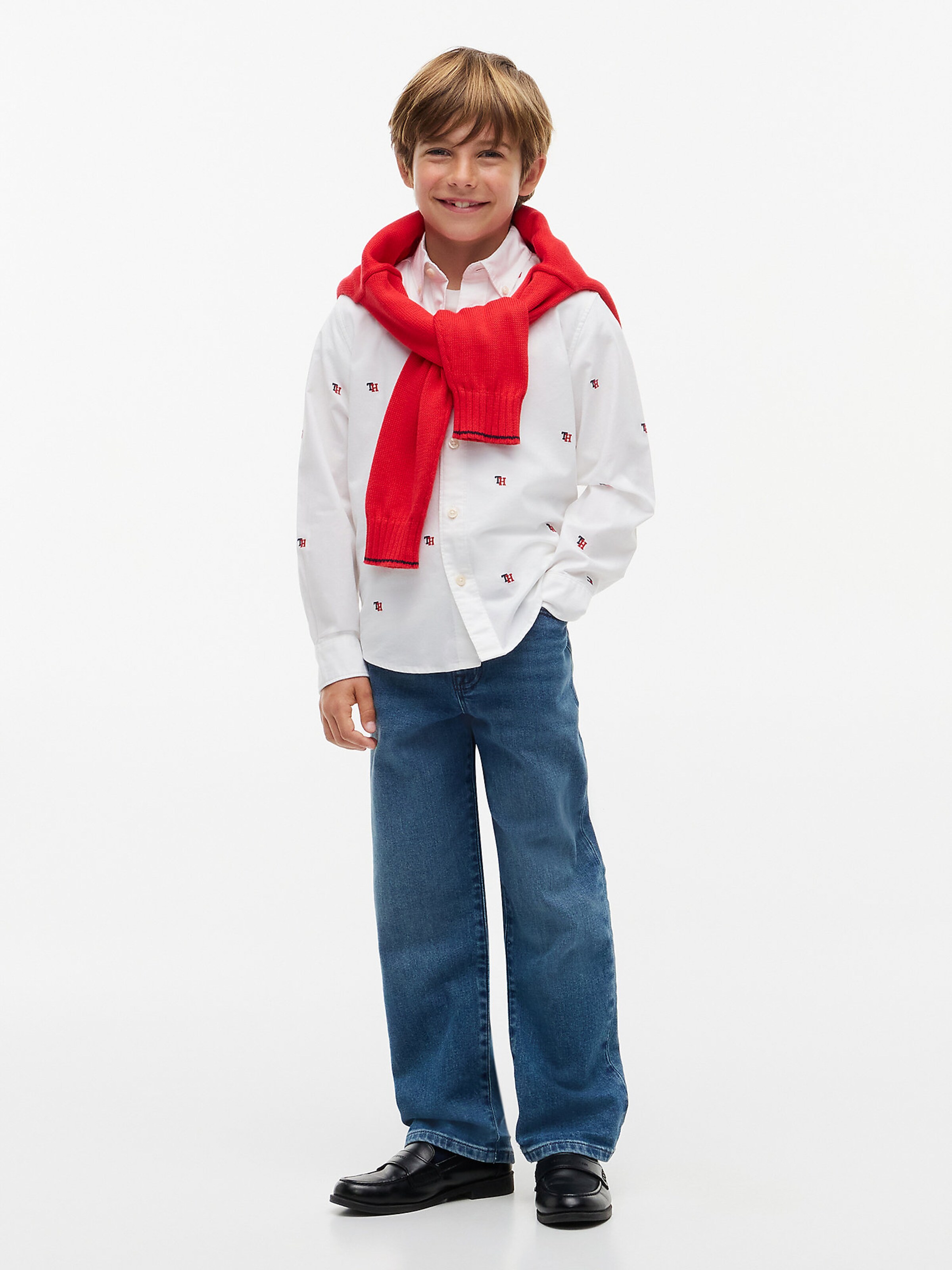 TOMMY HILFIGER Regular fit Overhemd in Wit