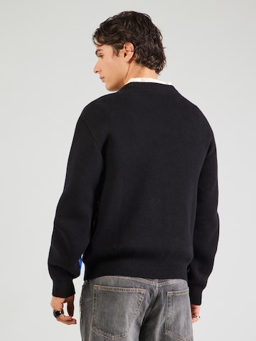 WEEKDAY Sweter 'Emilio' w kolorze czarny