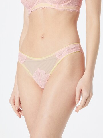 Dora Larsen Thong 'LOTTE' in Pink: front