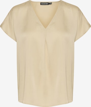 SOAKED IN LUXURY Bluse 'Loana' i beige: forside