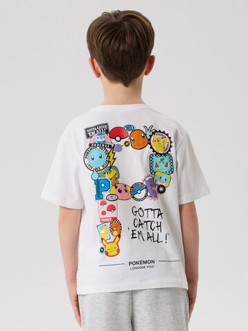 T-Shirt 'NKMJeno Pokemon' NAME IT en blanc : devant