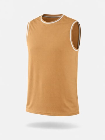 PANTONECLO - Camiseta funcional 'Pantoneclo Men’s Gym Vest' en amarillo: frente