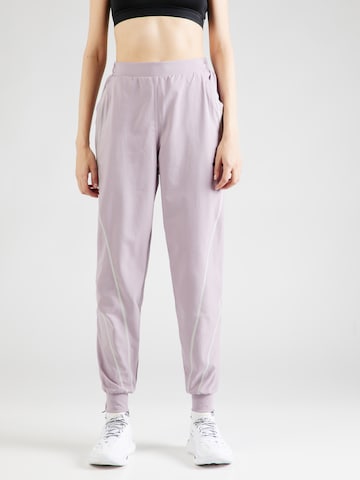 ADIDAS PERFORMANCE Tapered Workout Pants 'PRO' in Purple: front