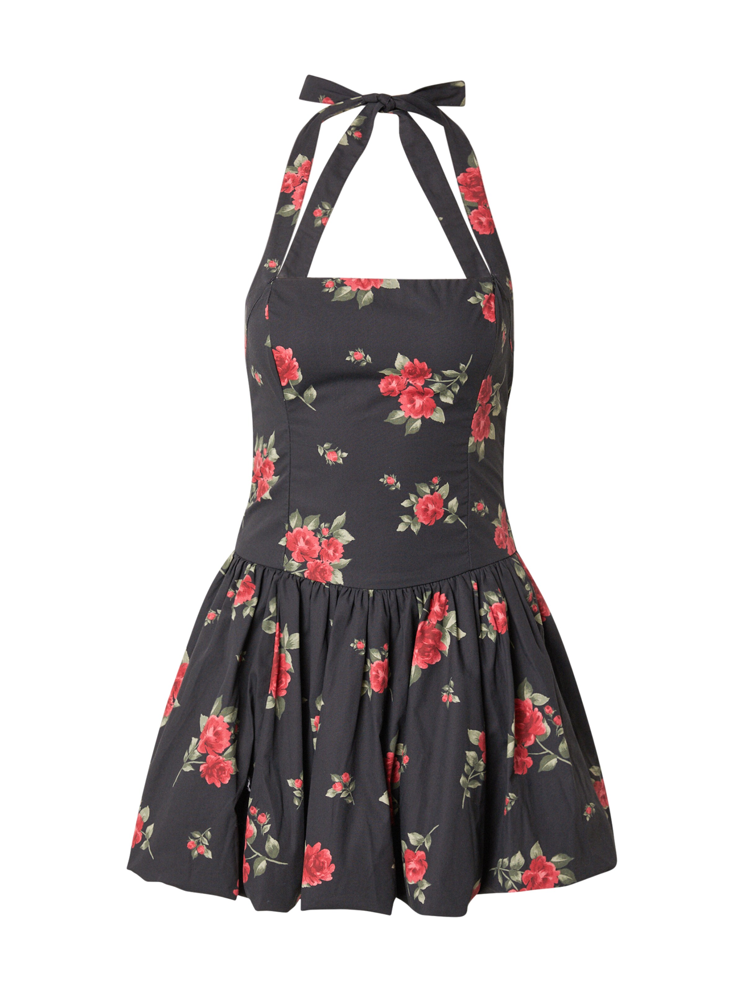 HOLLISTER Šaty - Čierna: predná strana