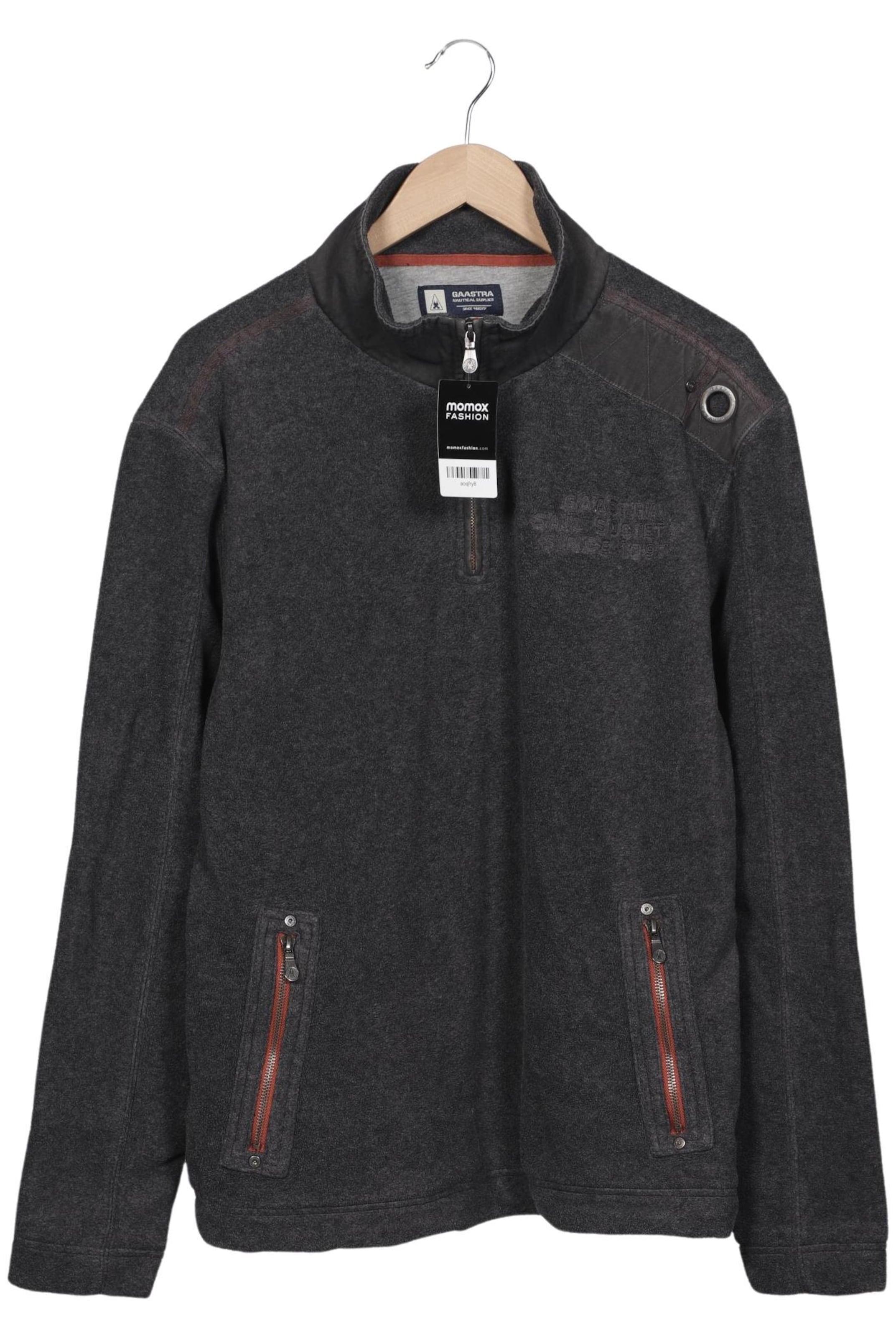 Gaastra Sweatshirt & Zip-Up Hoodie in XL in Grey: front