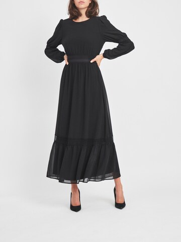 VILA Košeľové šaty 'SHINA' - Čierna