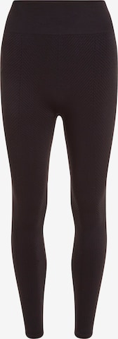 Calvin Klein Sport Skinny Leggings in Black: front