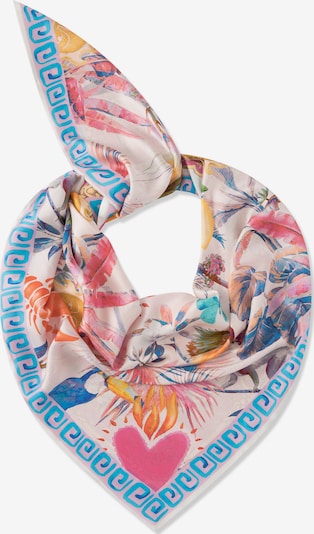 CODELLO Dreieckstuch aus feinster Seide in pink, Produktansicht