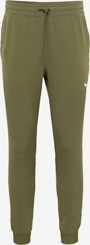 PUMA Normální Sportovní kalhoty – zelená: přední strana