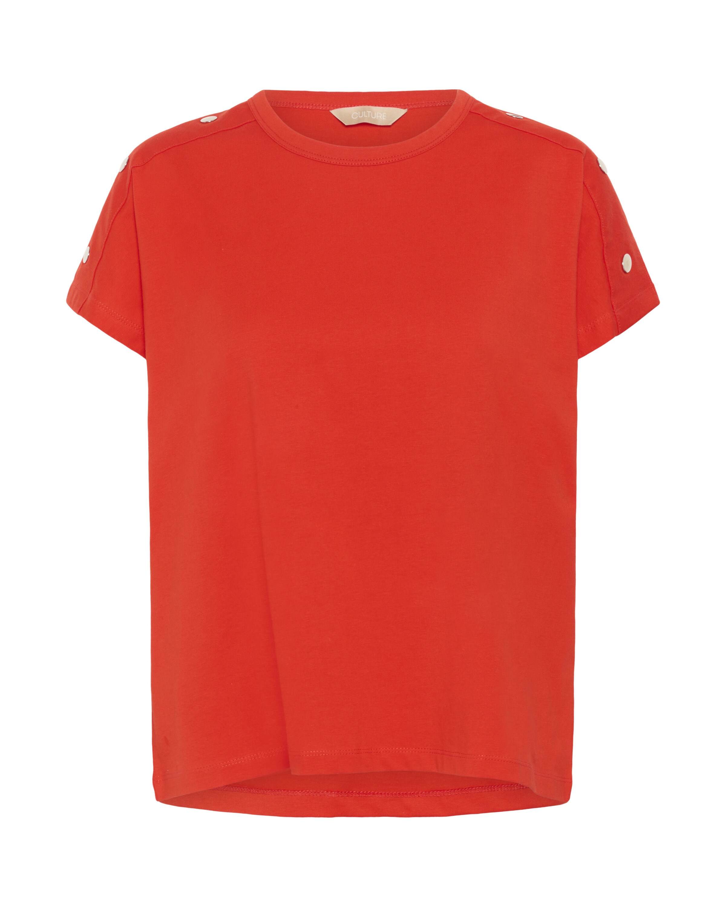 CULTURE Oversized bluse 'Selma ' i rød: forside