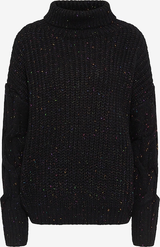 Pull-over oversize MYMO en noir : devant