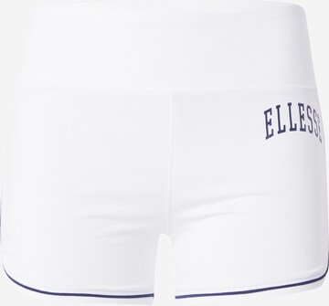 ELLESSE Skinny Shorts 'Giuseppa' in Weiß: predná strana