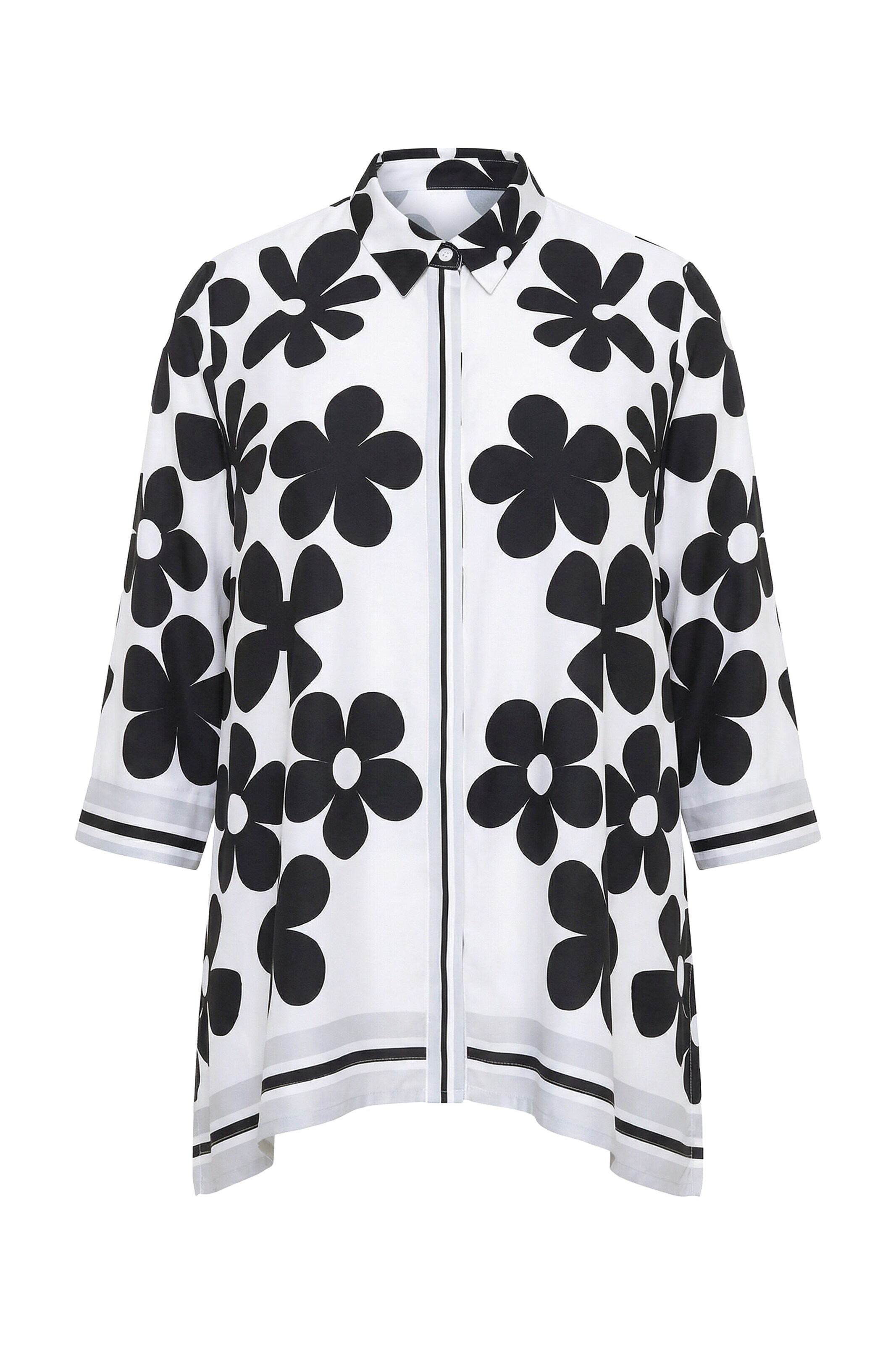 Ulla Popken Blouse in Wit: voorkant
