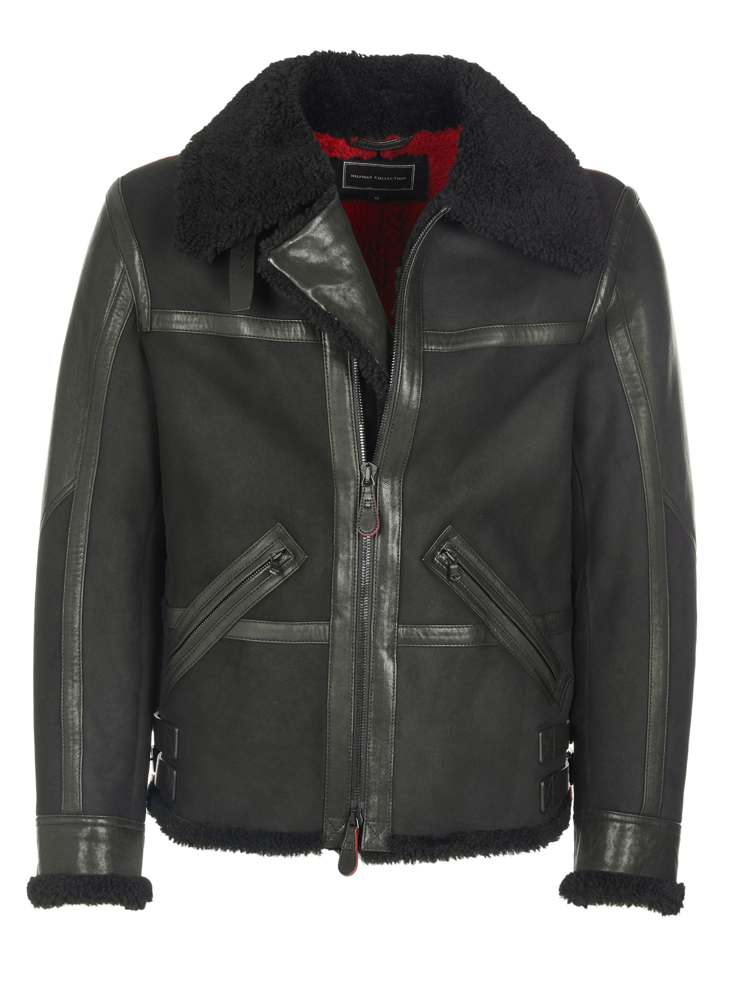 TOMMY HILFIGER Between-season jacket in Black: front