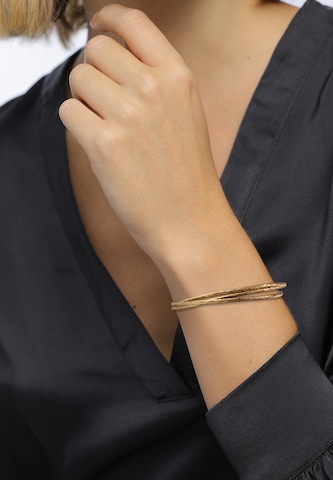 ELLI PREMIUM Armband in Gold: Vorderseite