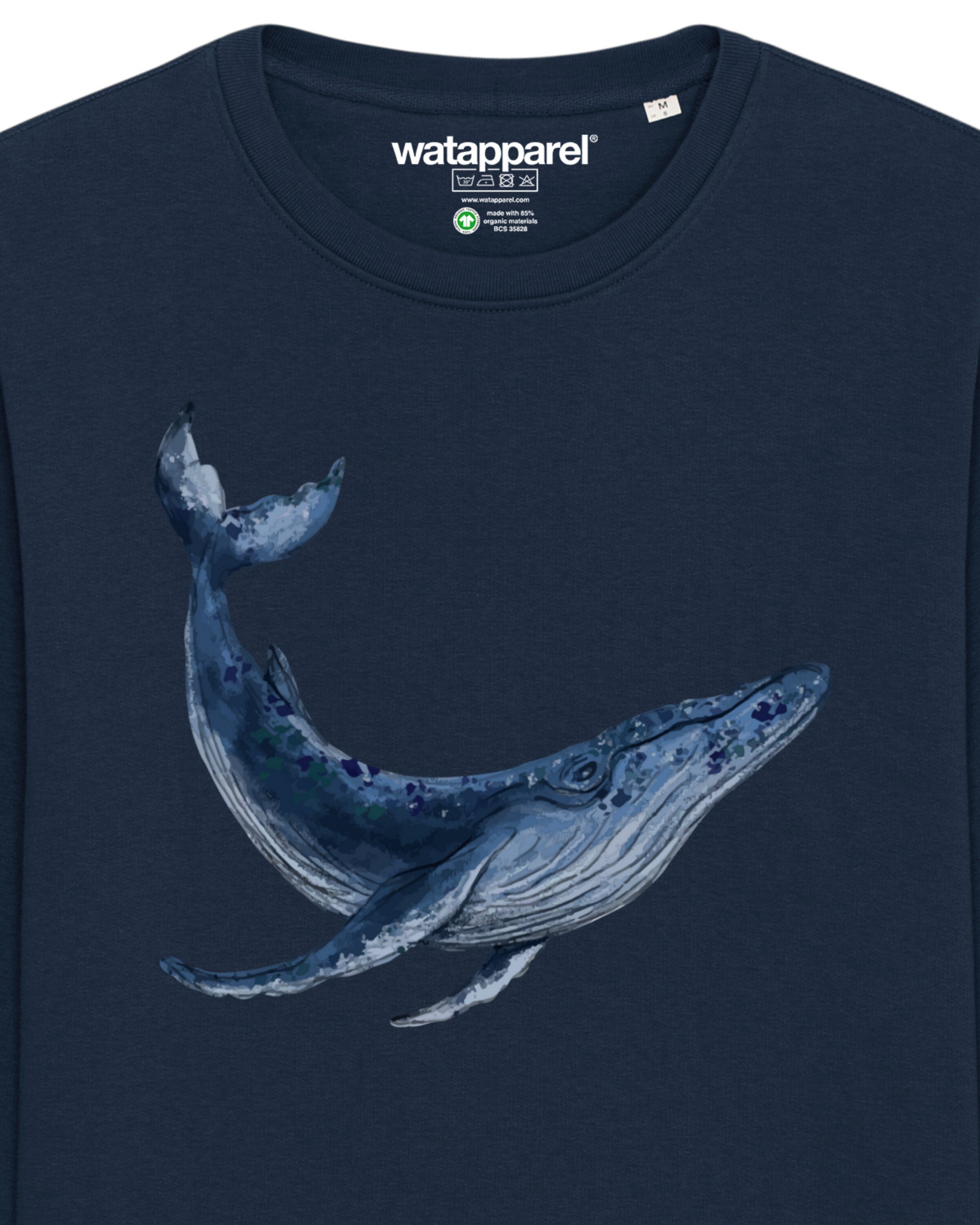 Felpa ' Wal ' di Watapparel in blu