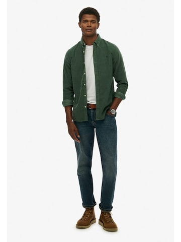 Superdry Comfort fit Overhemd in Groen