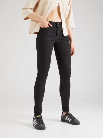 LEVI'S ® Skinny Jeans '711™' in Schwarz: Vorderseite