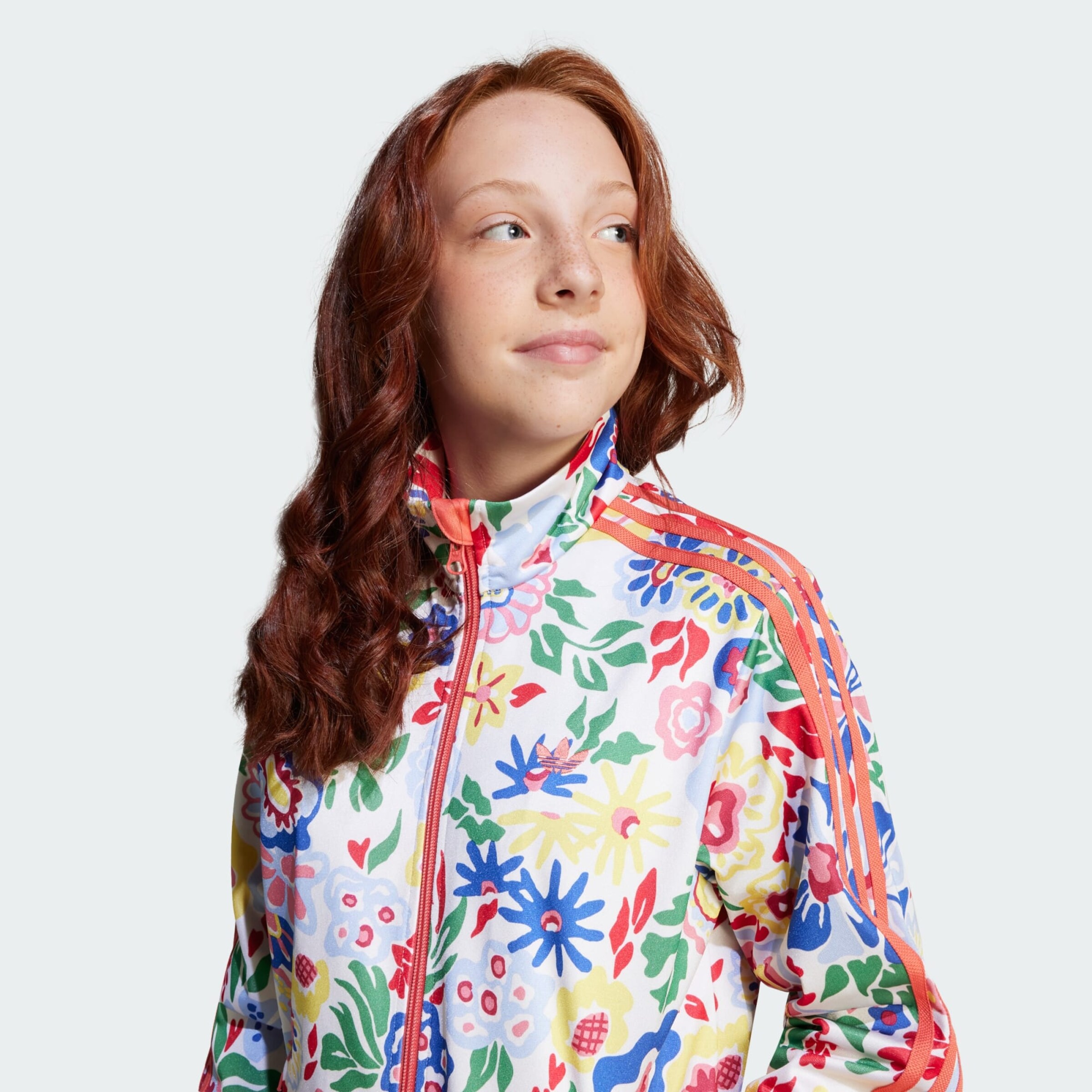 ADIDAS ORIGINALS Zip-Up Hoodie 'Adidas Originals x Liberty