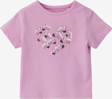 s.Oliver T-shirt i rosa: framsida