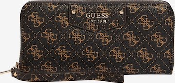 GUESS Wallet 'Brenton' in Brown: front